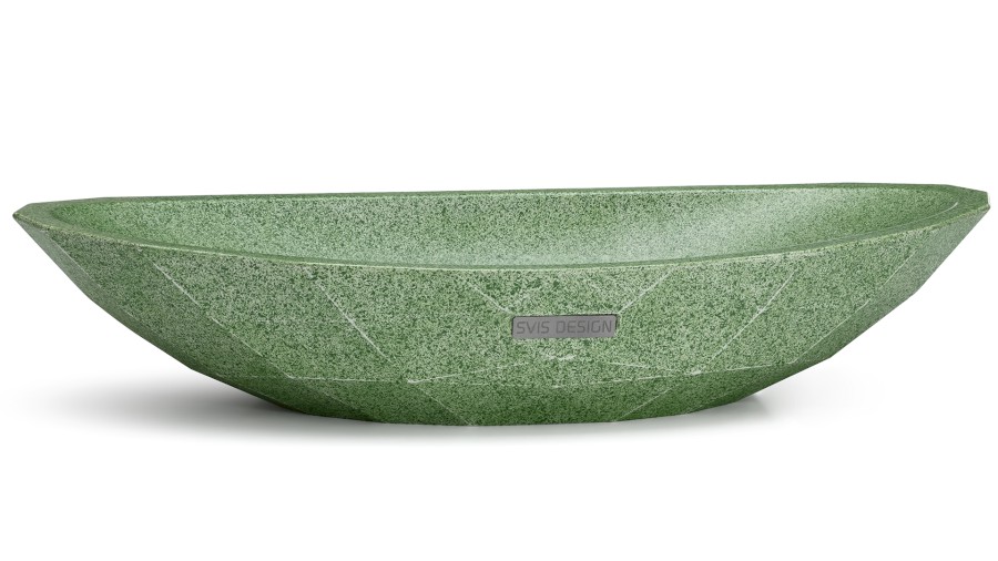 Umyvadlo 60 cm DIAMOND BASIC - SPLASH, zelená, lak mat