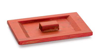 Víko SIRIUS BASIC 001 - AGED METAL, metalická červená a měděná, lak polomatný