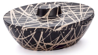 Box s vÃ­kem ORION BASIC 001 - PUNK, ÄernÃ¡ a champagne, lak polomatnÃ½