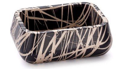 Box PERSEUS BASIC 001 - PUNK, černá a champagne, lak polomatný