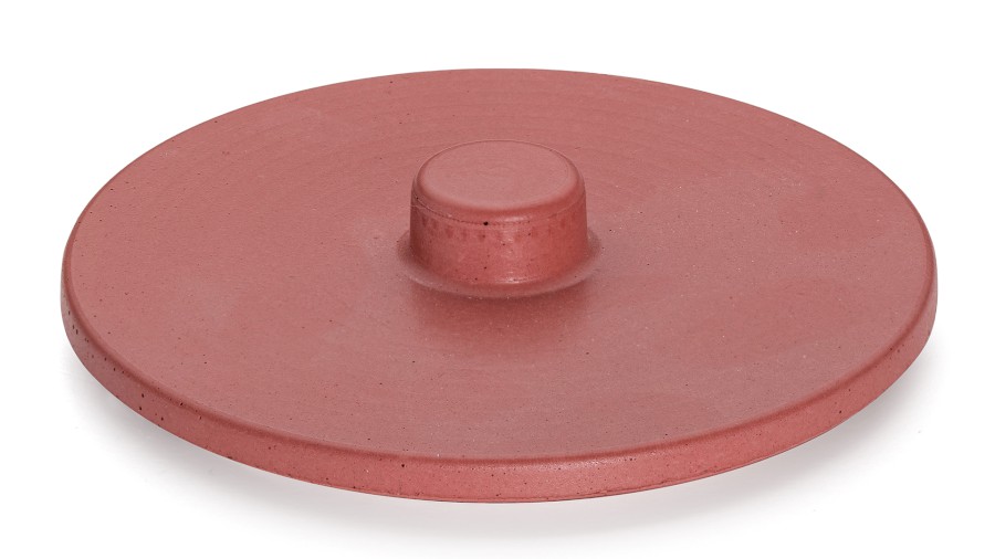 Víko COLUMBA BASIC 001 - cihlově červená, bez dekoru, lak mat