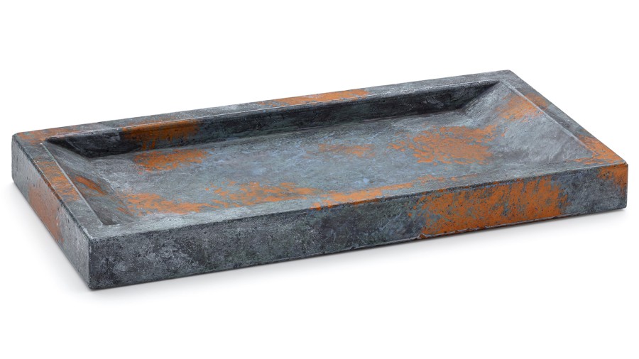 Miska 20,5 cm SIRIUS BASIC - ALCHEMY modrá, černá a měděná, lak polomatný