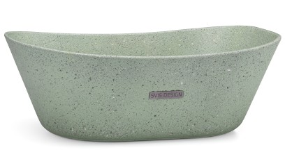 Umyvadlo 50 cm LIBRA HARDCORE - zelená, bez dekoru, lak mat