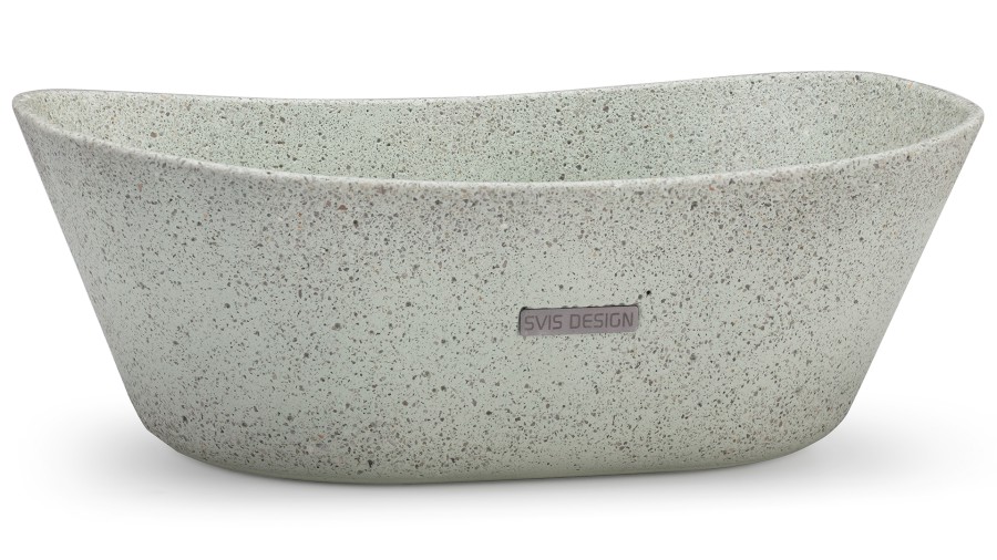 Umyvadlo 50 cm LIBRA HARDCORE - světlá zelená, bez dekoru, lak mat