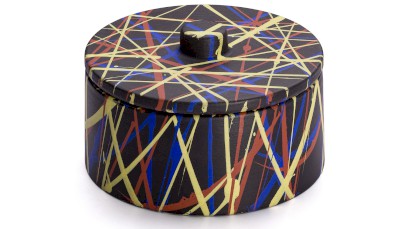 Box s víkem COLUMBA BASIC 001 - PUNK, černá, lak mat