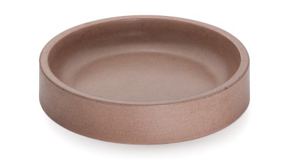 Miska 15 cm COLUMBA BASIC - hnědá, bez dekoru, lak mat