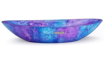 Umyvadlo 60 cm ORION BASIC - FANTASIA, fialová a modrá, lak mat