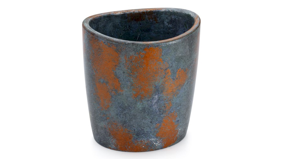 Kelímek ORION BASIC - ALCHEMY, modrá, černá a měděná, lak polomatný