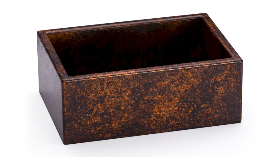 Box SIRIUS BASIC 001 - SMOKED METAL, měděná a černá, lak polomatný