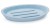 Mýdlenka 15 cm DIAMOND BASIC - velmi světlá kobaltově modrá, bez dekoru, lak mat