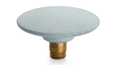 Šroubovací krytka výpusti 65 mm - střední kobaltově modrá, bez dekoru, lak mat