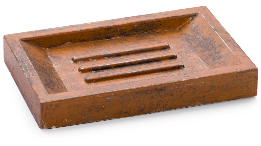 Mýdlenka 15 cm SIRIUS BASIC - AGED METAL, měděná a černá, lak mat