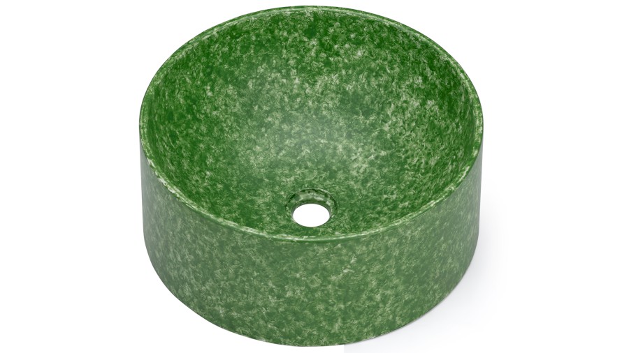 15080-umyvadlo_columba_basic_fingerpainting_green_01 Umyvadlo 40 cm COLUMBA BASIC - FINGER PAINTING zelená, lak mat