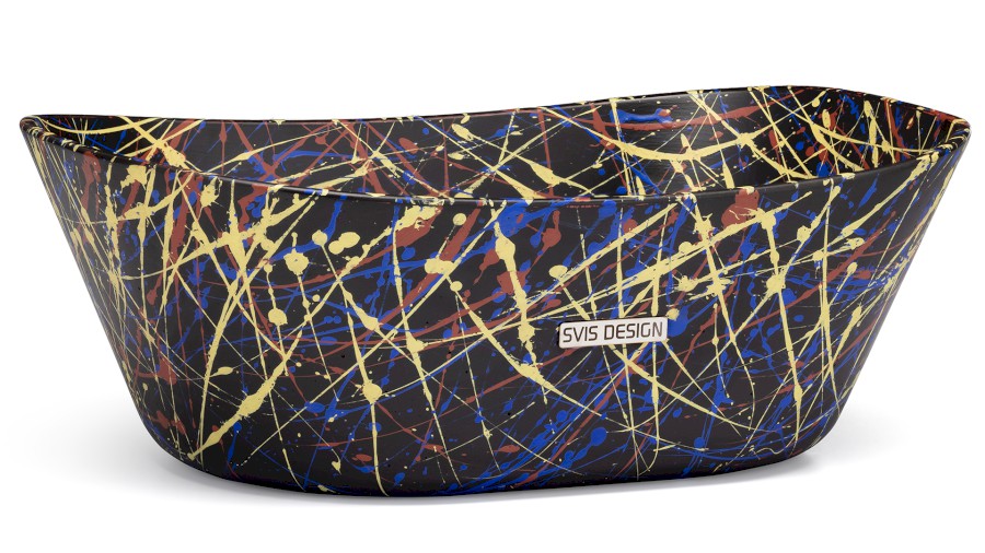 Umyvadlo 50 cm LIBRA BASIC - PUNK černá, lak mat