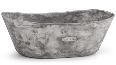 Umyvadlo 50 cm LIBRA BASIC - FUZZY šedá, lak mat