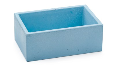 Box SIRIUS BASIC 001 - střední kobaltově modrá, bez dekoru, lak mat