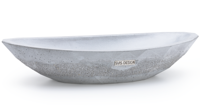 Umyvadlo 60 cm ORION DIAMOND SEDIMENT - světlá šedá, bez dekoru, lak mat