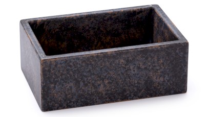 Box SIRIUS BASIC 001 - DARK STONE, modrá, okrová a černá, lak mat