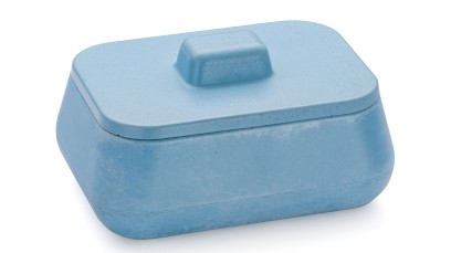 Box s víkem PERSEUS BASIC 001 - střední kobaltově modrá, bez dekoru, lak mat