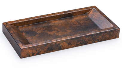 Miska 20,5 cm SIRIUS BASIC - SMOKED METAL, černá a měděná, lak polomatný