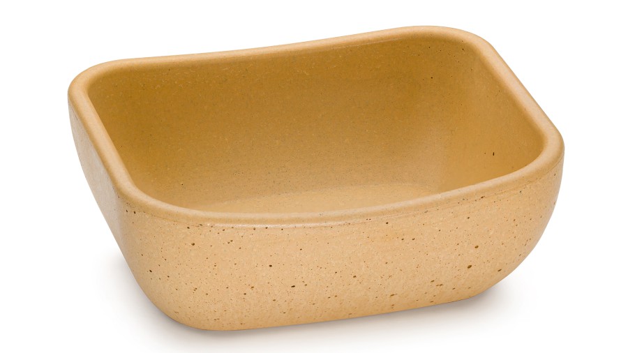 Box VIRGO BASIC 001 - tmavá žlutá, bez dekoru, lak mat