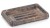 Mýdlenka 14,5 cm PERSEUS BASIC - GRANITE modrošedá a okrová, lak polomatný