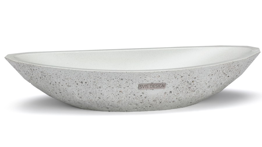 12364-umyvadlo_diamond_sandblasted_natural_01 Umyvadlo 60 cm DIAMOND SANDBLASTED - natural, bez dekoru, lak mat