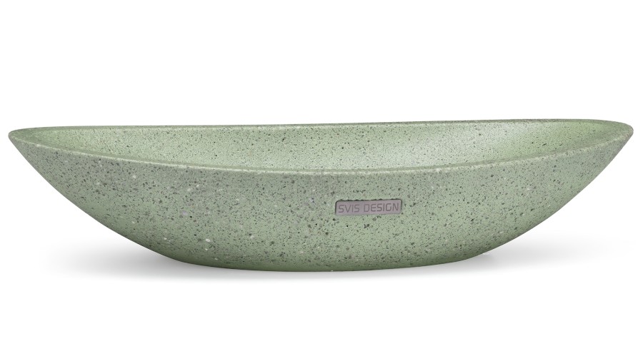 15445-umyvadlo_orion_hardcore_lightgreen_01 Umyvadlo 60 cm ORION HARDCORE - světlá zelená, bez dekoru, lak mat