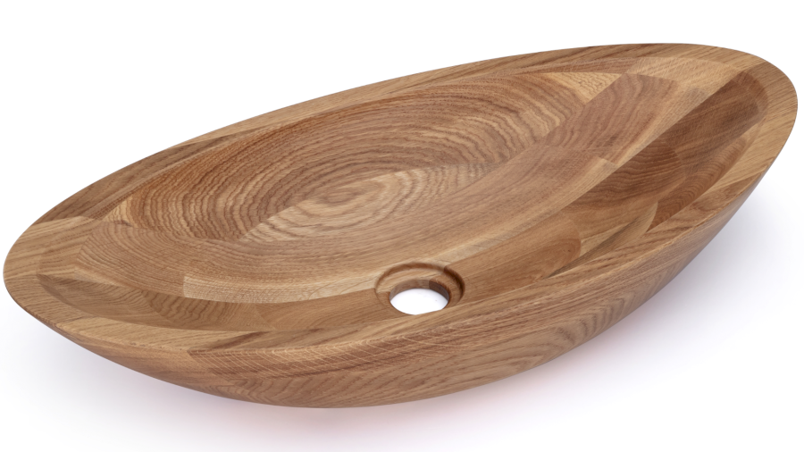 Umyvadlo ORION 50 cm DUB lak polomatný natural