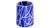 19334-kelimek_columba_basic_punk_blueandwhite_02 Kelímek COLUMBA BASIC - PUNK, modrá a bílá, lak mat