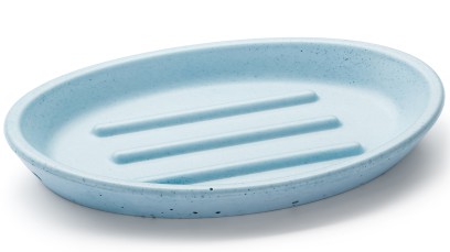 Mýdlenka 15 cm ORION BASIC - velmi světlá kobaltově modrá, bez dekoru, lak mat