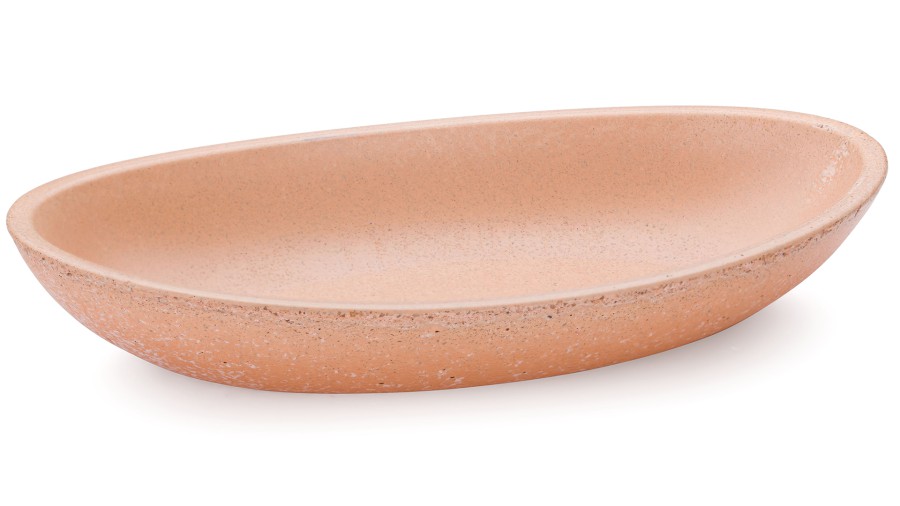 Miska 19 cm ORION BASIC - okrová, bez dekoru, lak mat