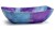 13673-umyvadlo_virgo_basic_fantasia_violetandblue_01 Umyvadlo 50 cm VIRGO BASIC - FANTASIA, fialová a modrá, lak mat