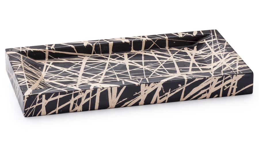 Miska 20,5 cm SIRIUS BASIC - PUNK, černá a champagne, lak polomatný