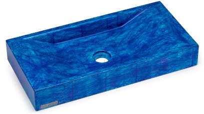 Umyvadlo 60 cm SIRIUS BASIC - HURRICANE, modrá, lak mat