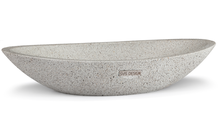 Umyvadlo 60 cm ORION HARDCORE - natural, bez dekoru, lak mat