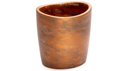 Kelímek ORION BASIC - AGED METAL, měděná a černá, lak mat