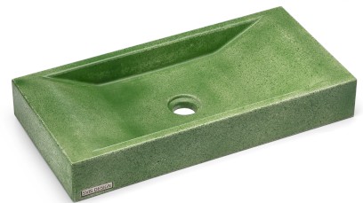 Umyvadlo 60 cm SIRIUS BASIC - SPLASH, zelená, lak mat