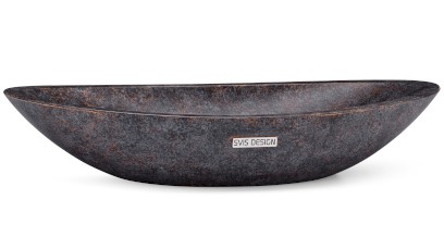 Umyvadlo 60 cm ORION BASIC - DARK STONE modrá, okrová a černá, lak mat