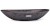 Umyvadlo 60 cm ORION BASIC - DARK STONE modrá, okrová a černá, lak mat