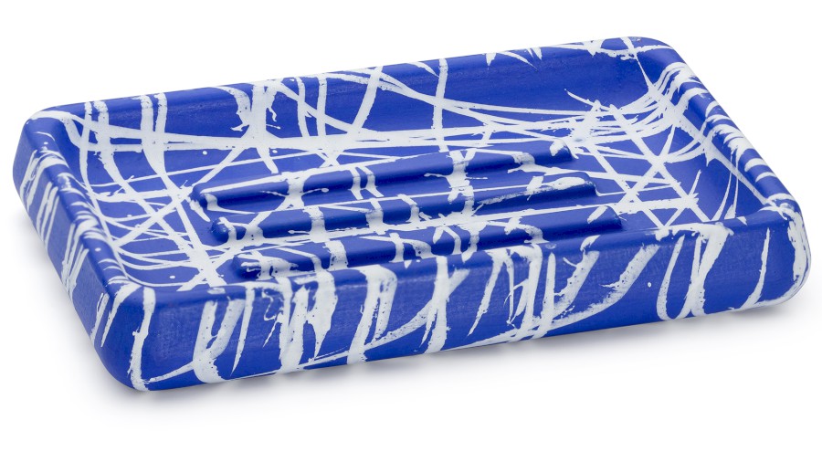 Mýdlenka 14,5 cm PERSEUS BASIC - PUNK modrá a bílá, lak mat