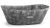Umyvadlo 50 cm LIBRA BASIC - STONE šedá, lak mat