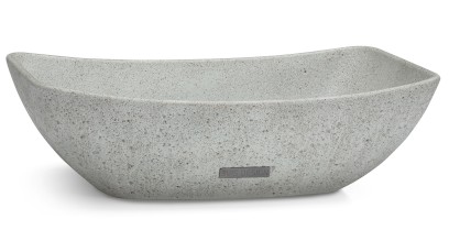 Umyvadlo 50 cm VIRGO HARDCORE - natural, bez dekoru, lak mat