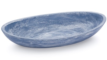 Miska 19 cm ORION BASIC - PATINA modrošedá, lak mat