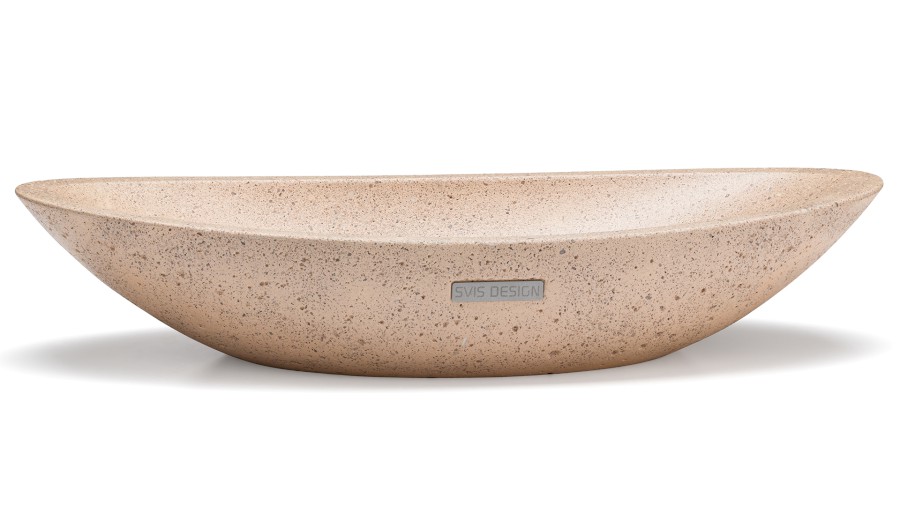 15436-umyvadlo_orion_hardcore_lightocher_01 Umyvadlo 60 cm ORION HARDCORE - světlá okrová, bez dekoru, lak mat