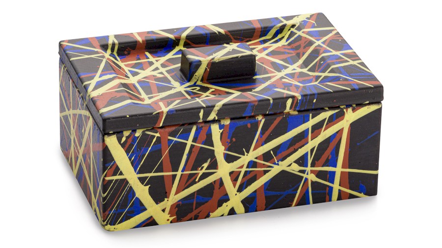 Box s víkem SIRIUS BASIC 001 - PUNK, černá, lak mat