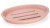 Mýdlenka 15 cm ORION BASIC - velmi světlá cihlově červená, bez dekoru, lak mat