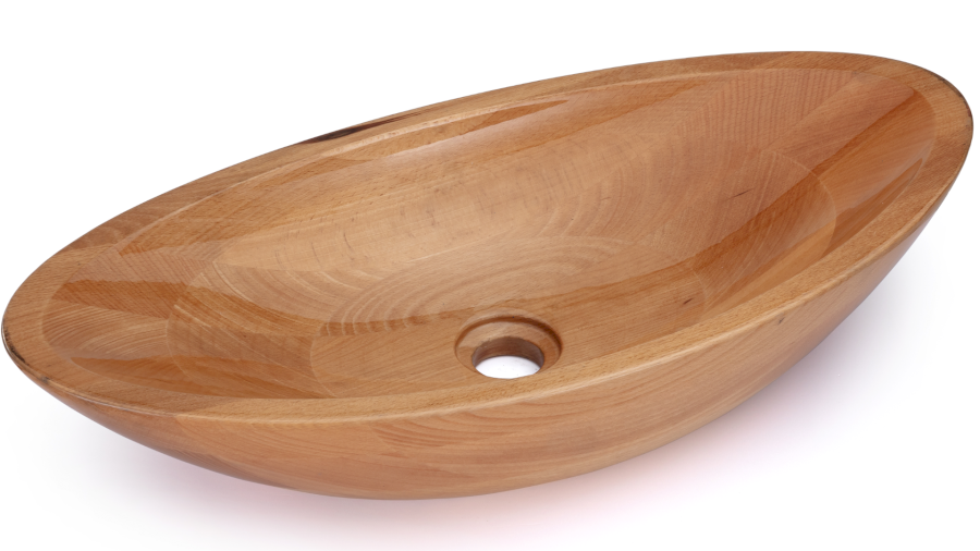 Umyvadlo ORION 60 cm BUK lak polomatný natural