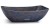 Umyvadlo 50 cm VIRGO BASIC - GRANITE, modrá a okrová, lak polomatný