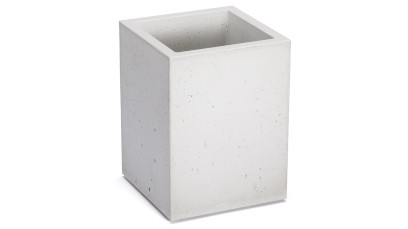 Květináč SIRIUS BASIC 15x15x20 cm - natural, bez dekoru, lak mat